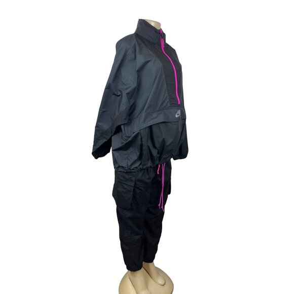 Nike Women's Black Tracksuit Set Sz L-XL - Picture 2 of 11